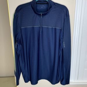 Calvin Klein Men's 3/4 zip blue pullover